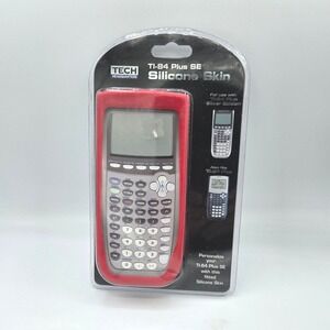 TI-84 Plus SE Red Silicone Skin Cover‎ Protector SmoothTalk Tech Headquarters